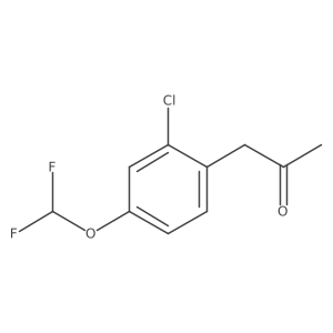 1-(2-Chloro-4-(difluoromethoxy)phenyl)propan-2-one Structure