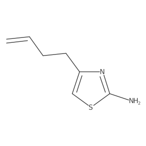 4-(But-3-en-1-yl)-1,3-thiazol-2-amine Structure