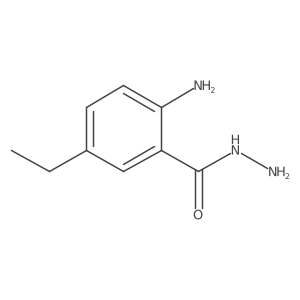 2-Amino-5-ethylbenzohydrazide Structure