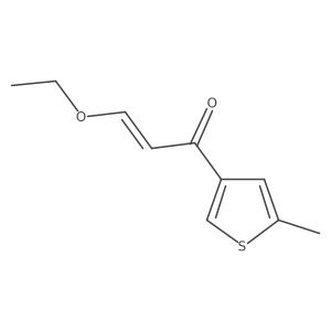 3-Ethoxy-1-(5-methylthiophen-3-yl)prop-2-en-1-one结构式