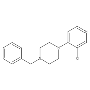 1-Benzyl-4-(3-chloropyridin-4-yl)piperazine Structure