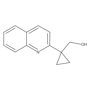 [1-(Quinolin-2-yl)cyclopropyl]methanol Structure