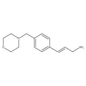 3-{4-[(Morpholin-4-yl)methyl]phenyl}prop-2-en-1-amine Structure