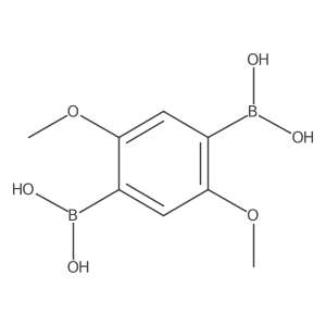 (2,5-Dimethoxy-1,4-phenylene)diboronic acid Structure