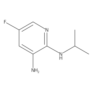 5-Fluoro-N2-isopropylpyridine-2,3-diamine Structure