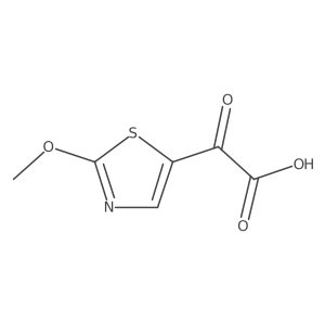 2-(2-Methoxy-1,3-thiazol-5-yl)-2-oxoacetic acid结构式