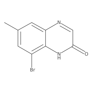 8-Bromo-2-hydroxy-6-methylquinoxaline结构式