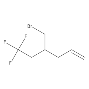 4-(Bromomethyl)-6,6,6-trifluorohex-1-ene Structure