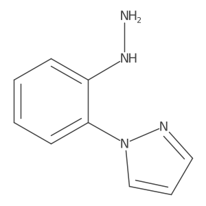 1-(2-hydrazinylphenyl)-1H-pyrazole结构式