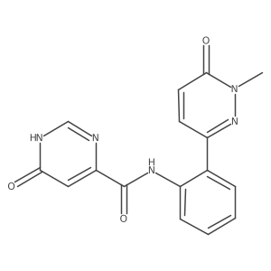 6-hydroxy-N-(2-(1-methyl-6-oxo-1,6-dihydropyridazin-3-yl)phenyl)pyrimidine-4-carboxamide Structure