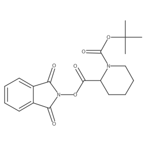 1-(tert-Butyl) 2-(1,3-dioxoisoindolin-2-yl) piperidine-1,2-dicarboxylate Structure