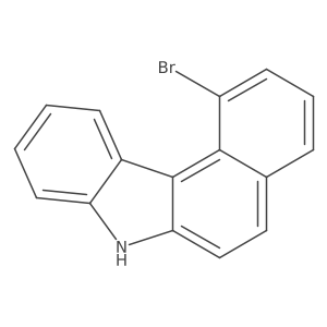 1-Bromo-7H-benzo[c]carbazole结构式