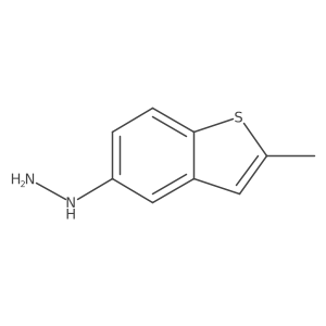 (2-Methyl-1-benzothiophen-5-yl)hydrazine Structure