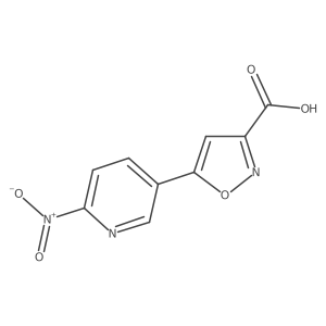 5-(6-Nitropyridin-3-yl)-1,2-oxazole-3-carboxylic acid结构式