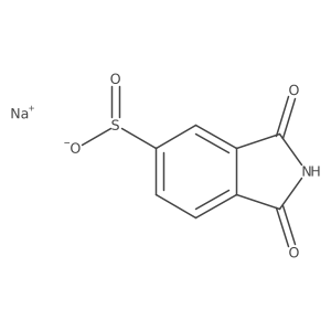 sodium 1,3-dioxo-2,3-dihydro-1H-isoindole-5-sulfinate结构式