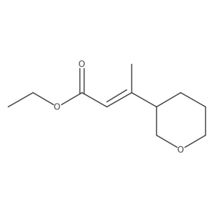ethyl (2Z)-3-(oxan-3-yl)but-2-enoate结构式