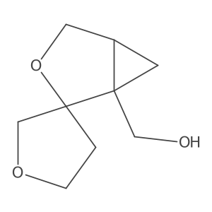 3-Oxaspiro[bicyclo[3.1.0]hexane-2,3'-oxolane]-1-ylmethanol结构式