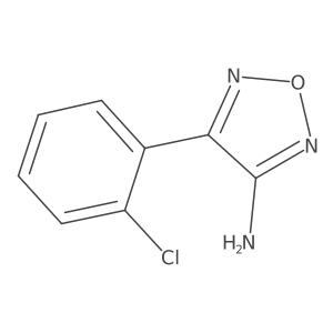 4-(2-Chlorophenyl)-1,2,5-oxadiazol-3-amine结构式