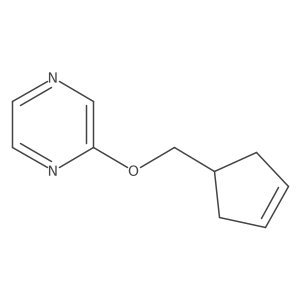 2-[(Cyclopent-3-en-1-yl)methoxy]pyrazine Structure