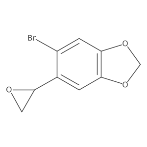 5-bromo-6-[(2S)-oxiran-2-yl]-1,3-dioxaindane结构式