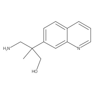 3-Amino-2-methyl-2-(quinolin-7-yl)propan-1-ol Structure