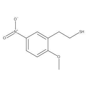 2-(2-Methoxy-5-nitrophenyl)ethane-1-thiol Structure