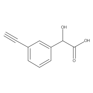 2-(3-Ethynylphenyl)-2-hydroxyacetic acid结构式