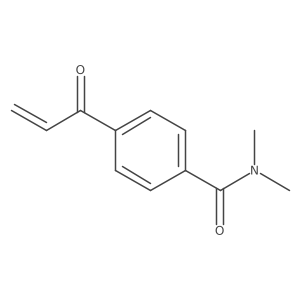 N,N-dimethyl-4-(prop-2-enoyl)benzamide结构式