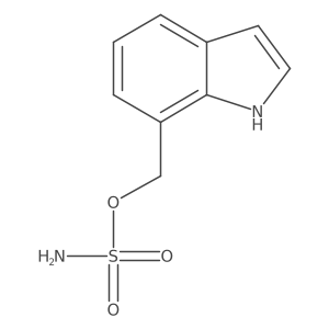 (1H-indol-7-yl)methyl sulfamate结构式
