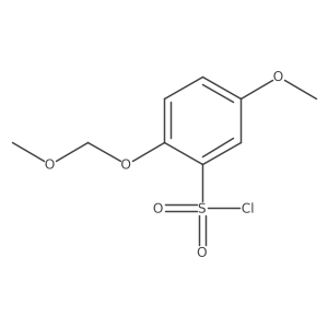 5-Methoxy-2-(methoxymethoxy)benzene-1-sulfonyl chloride Structure