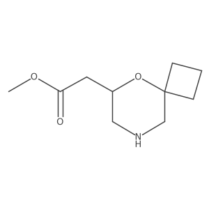 Methyl 2-(5-oxa-8-azaspiro[3.5]nonan-6-yl)acetate Structure