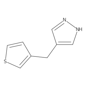 4-(3-Thienylmethyl)-1H-pyrazole Structure