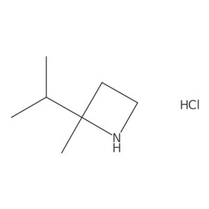 2-Methyl-2-propan-2-ylazetidine;hydrochloride结构式