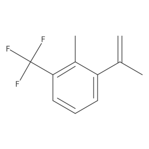 2-Methyl-1-prop-1-en-2-yl-3-(trifluoromethyl)benzene结构式