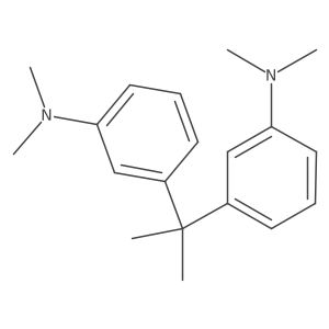 3,3'-(Propane-2,2-diyl)bis(N,N-dimethylaniline)结构式