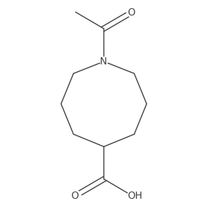 1-Acetylazocane-5-carboxylic acid Structure