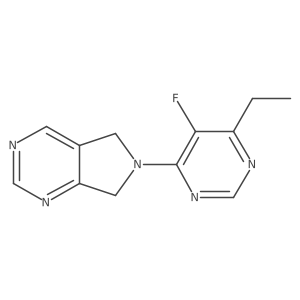 4-ethyl-5-fluoro-6-{5H,6H,7H-pyrrolo[3,4-d]pyrimidin-6-yl}pyrimidine Structure