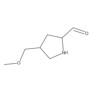 (2S,4S)-4-(methoxymethyl)pyrrolidine-2-carbaldehyde Structure