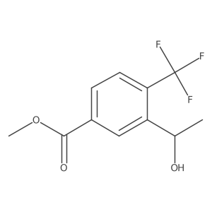 Methyl 3-(1-hydroxyethyl)-4-(trifluoromethyl)benzoate Structure