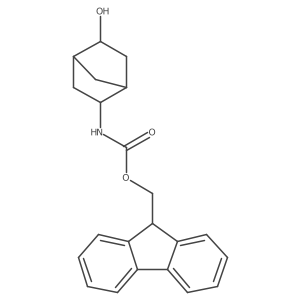 (9H-fluoren-9-yl)methyl N-{5-hydroxybicyclo[2.2.1]heptan-2-yl}carbamate结构式