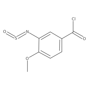 4-Methoxy-3-(sulfinylamino)benzoyl chloride Structure