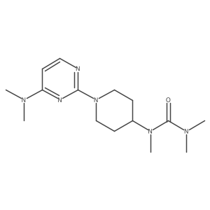 1-{1-[4-(Dimethylamino)pyrimidin-2-yl]piperidin-4-yl}-1,3,3-trimethylurea Structure