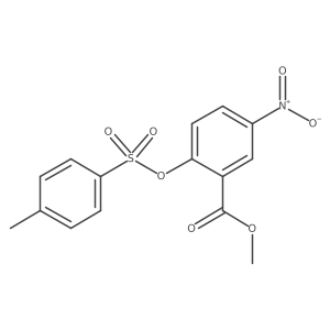 Methyl 2-[(4-methylbenzenesulfonyl)oxy]-5-nitrobenzoate结构式