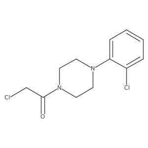 1-(Chloroacetyl)-4-(2-chlorophenyl)piperazine Structure