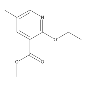 Methyl 2-ethoxy-5-iodonicotinate Structure