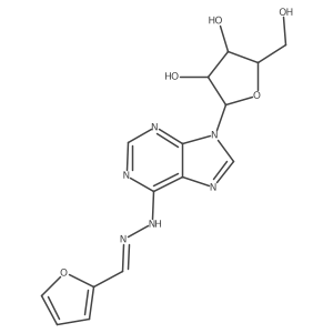 Inosine, (2-furanylmethylene)hydrazone Structure