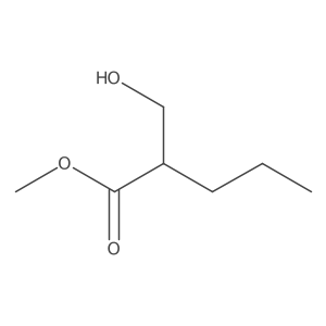Methyl 2-(hydroxymethyl)pentanoate结构式