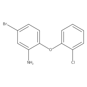 5-Bromo-2-(2-chlorophenoxy)aniline Structure