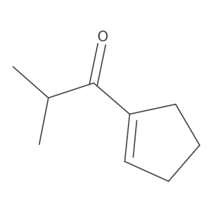 1-(1-Cyclopentenyl)-2-methylpropan-1-one Structure