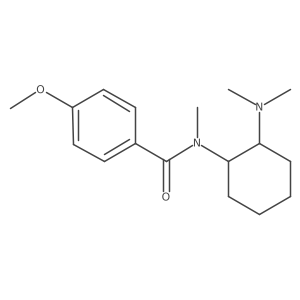 N-[(1R,2R)-2-(Dimethylamino)cyclohexyl]-4-methoxy-N-methylbenzamide结构式